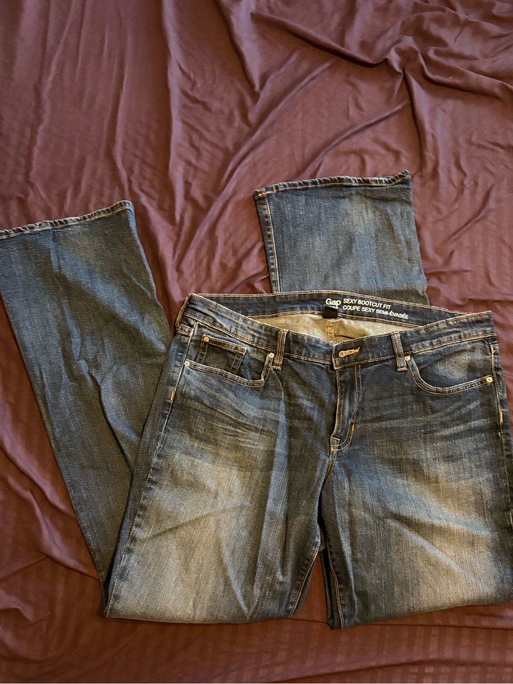 Gap Sexy Bootcut Fit jeans 14L long 32